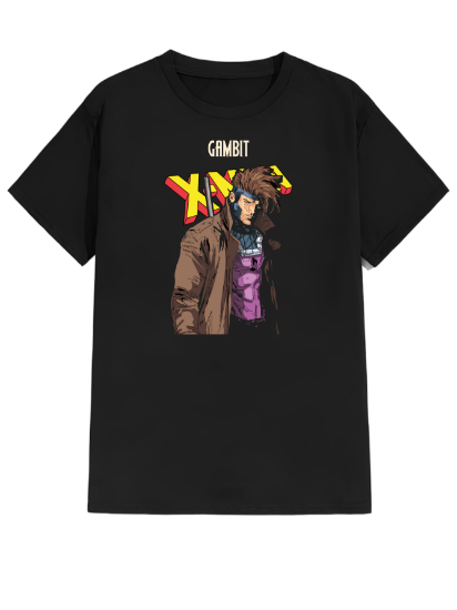 Imagen de Playera manga corta 100% algodón gym Xmen Gambito