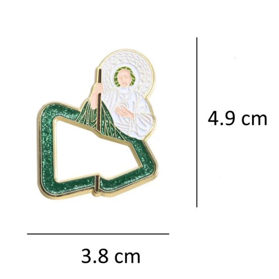 Imagen de Pin Broche Metálico Para Gorra Logo New Era - San Judas Tadeo 