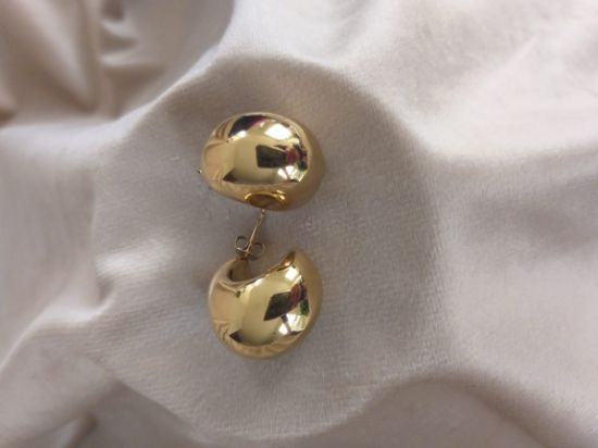 Imagen de Arete Media Luna Inflada