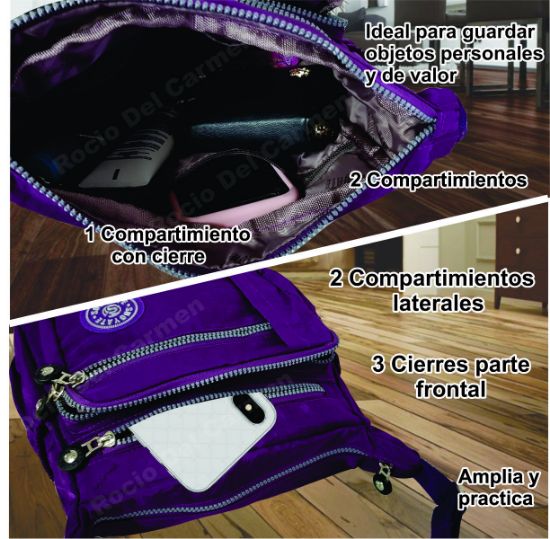 Imagen de Bolsa Cross Body Morada