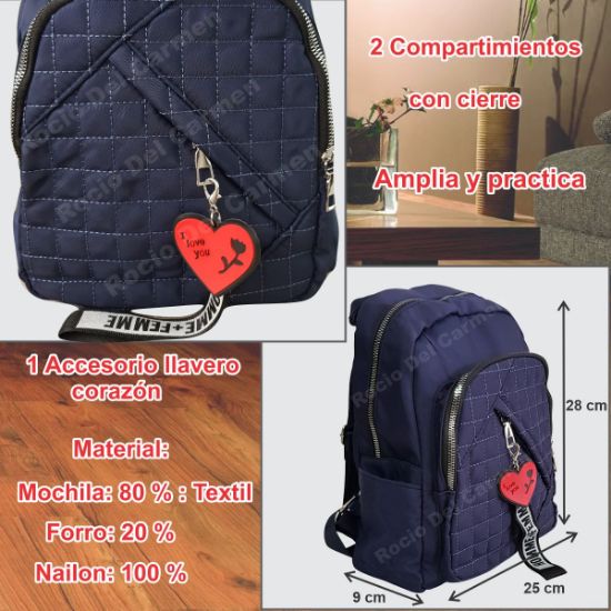 Imagen de MOCHILA CAPITONADA