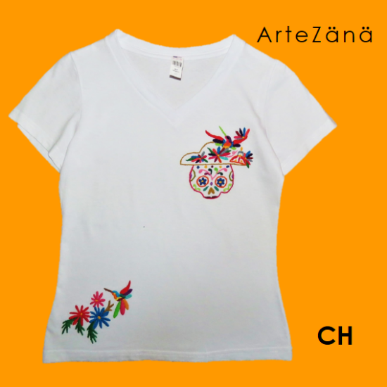 Imagen de Playera CH con bordado de tenangos (5)