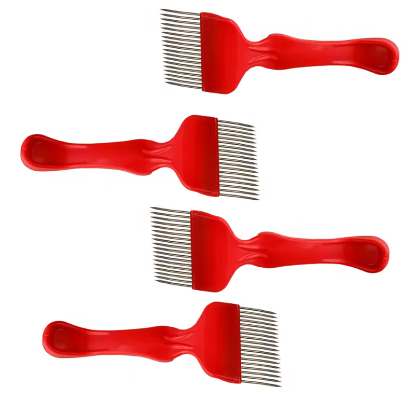 Imagen de Cepillo desoperculador rojo 4 pz