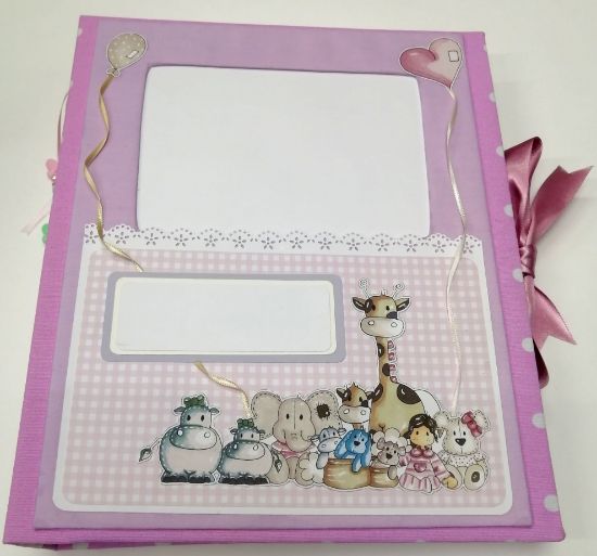 Imagen de ALBUM GRANDE PARA FOTOS. BEBE NIÑA 