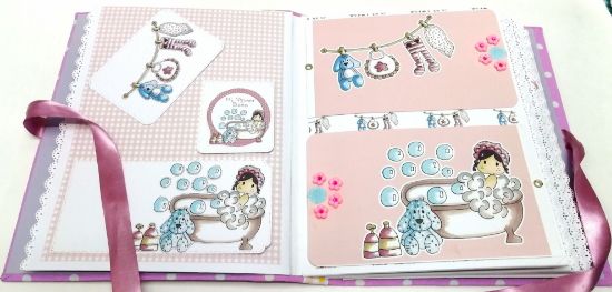 Imagen de ALBUM GRANDE PARA FOTOS. BEBE NIÑA 