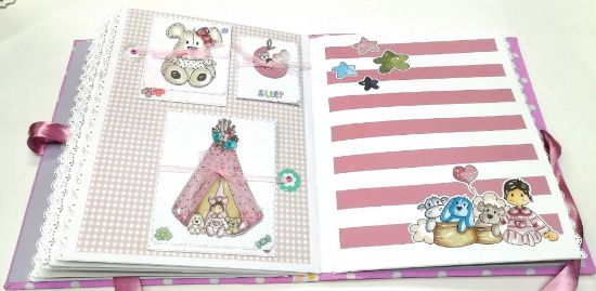 Imagen de ALBUM GRANDE PARA FOTOS. BEBE NIÑA 