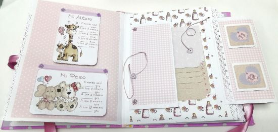 Imagen de ALBUM GRANDE PARA FOTOS. BEBE NIÑA 