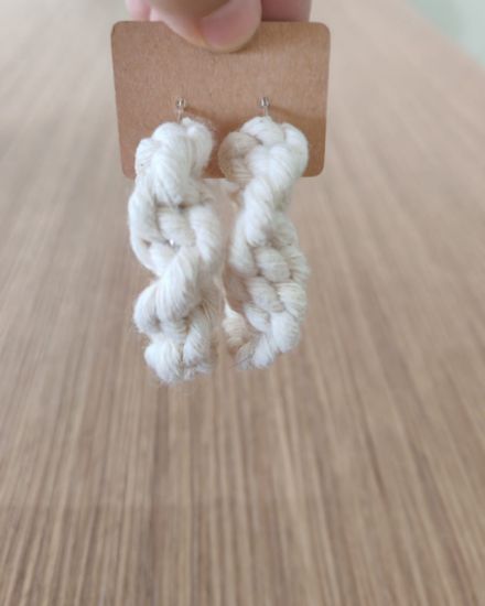 Imagen de Aretes de macramé 