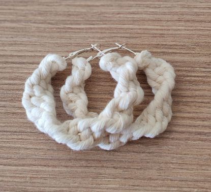 Imagen de Aretes de macramé 