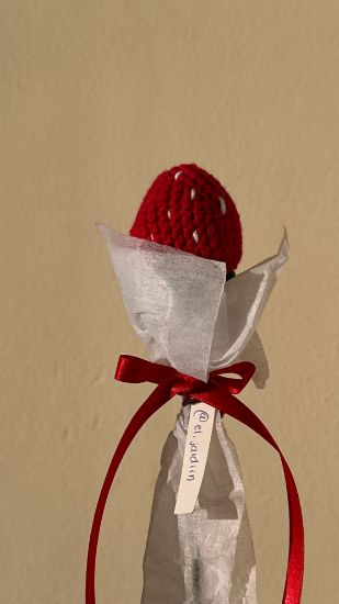 Imagen de Fresa Roja Crochet