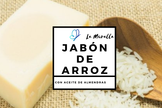 Imagen de Jabón artesanal de arroz La Muralla 100grs aprox.
