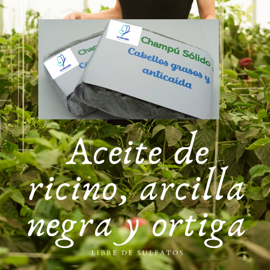 Imagen de Champú sólido para cabellos grasos y anticaída,  La Muralla 100 grs