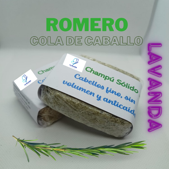 Imagen de Champú sólido para cabellos finos, sin volumen y anticaída,  La Muralla 100 grs