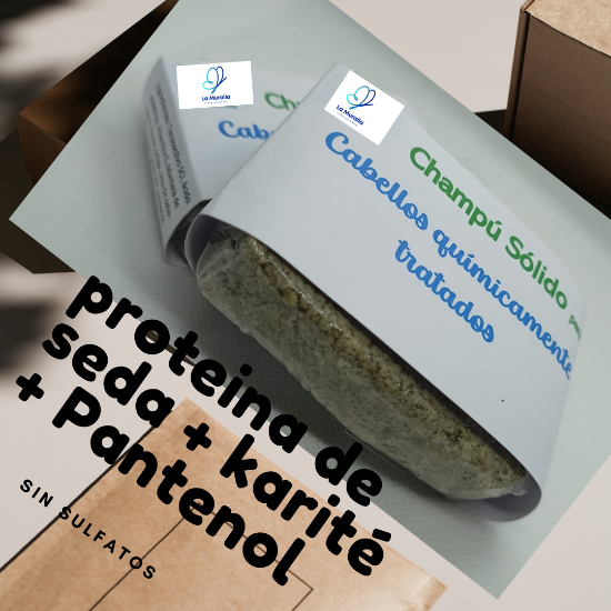 Imagen de Champú sólido La Muralla para cabellos químicamente tratados y anticaída