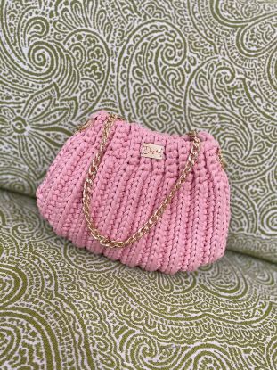 Imagen de Bolso crochet rosa