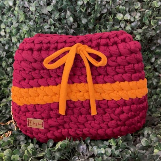 Imagen de Bolso de crochet Combinado