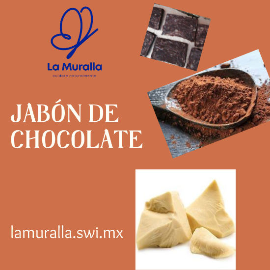 Imagen de Jabón artesanal de chocolate La Muralla, 100 grs. aprox.
