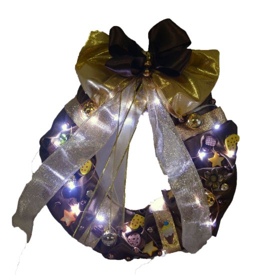 Imagen de Corona y árbolito de navidad