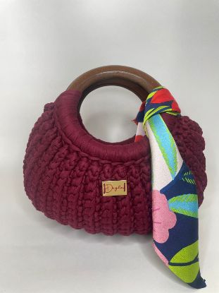 Imagen de Bolso crochet Vino