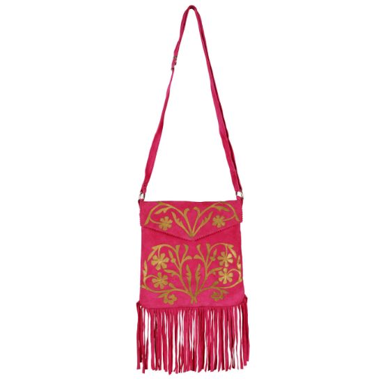 Imagen de Bolsa de gamuza rosa