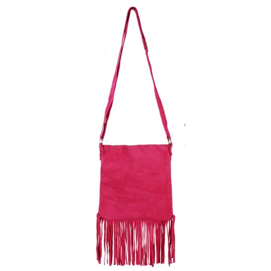 Imagen de Bolsa de gamuza rosa