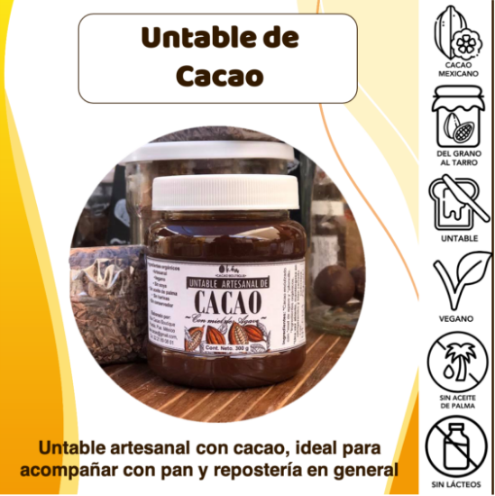 Imagen de Untable Artesanal de Cacao (300 g)