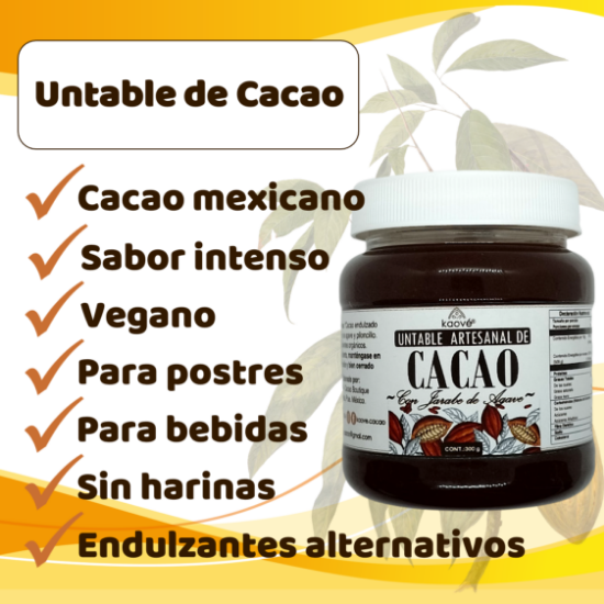 Imagen de Untable Artesanal de Cacao (300 g)