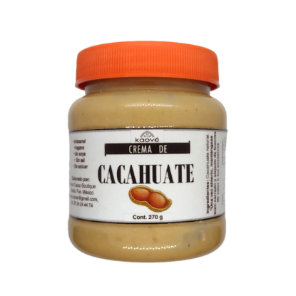 Imagen de Crema Artesanal de Cacahuate (270 g)