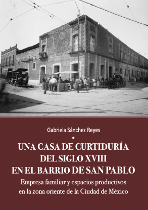 Imagen de Libro Una casa de curtiduría del Siglo XVIII en el barrio de San Pablo: Empresa familiar y espacios productivos en la zona oriente de la Ciudad de México 