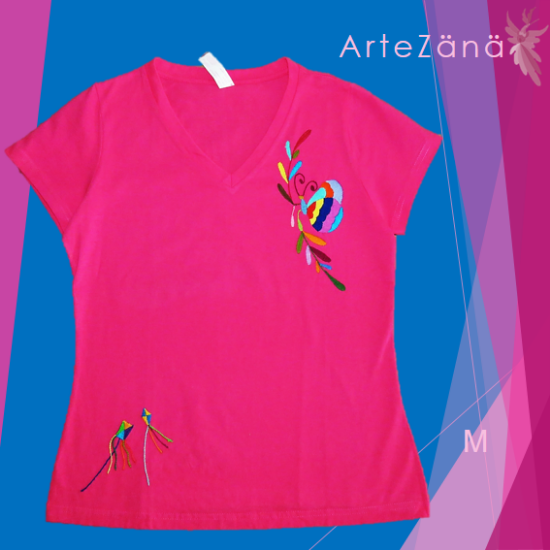 Imagen de Playera M con bordado de tenangos (6)