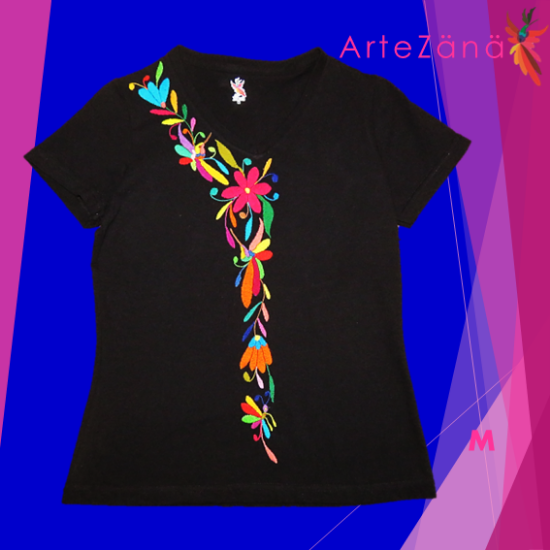 Imagen de Playera M con bordado de tenangos (7)