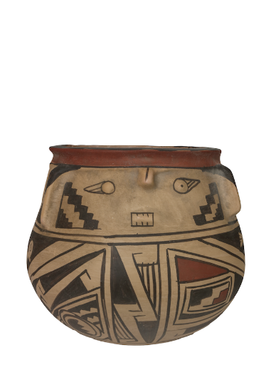 Imagen de Olla antropomorfa con dos rostros