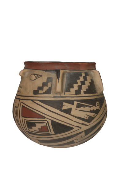 Imagen de Olla antropomorfa con dos rostros