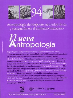 Imagen de Revista Nueva Antropología Vol. 34 Núm. 94 (2021): Antropología del deporte, actividad física y recreación en el contexto mexicano