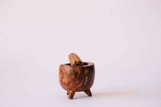Imagen de Moledor Mortero de especias (madera de palofierro)