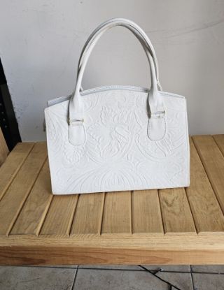Imagen de Bolsa Blanca Piel Mujer
