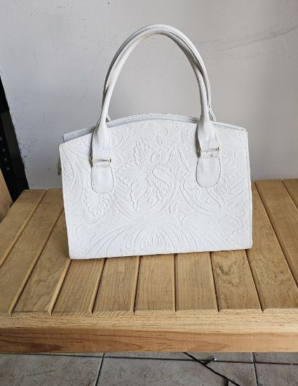 Imagen de Bolsa Blanca Piel Mujer