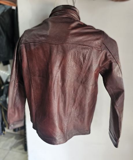 Imagen de Chamarra de Piel de borrego Peligüey, color tabaco