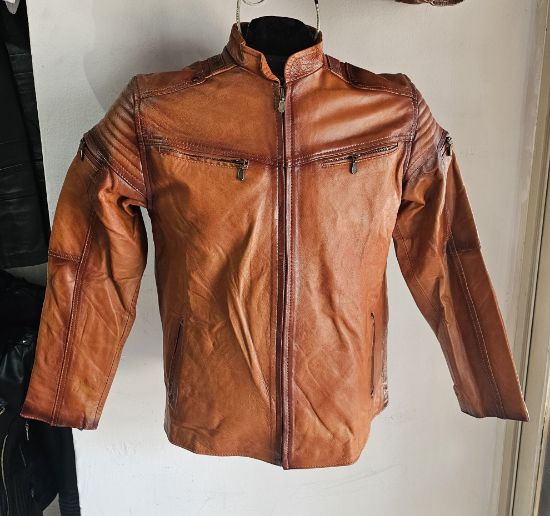 Imagen de Chamarra Piel Color Camel