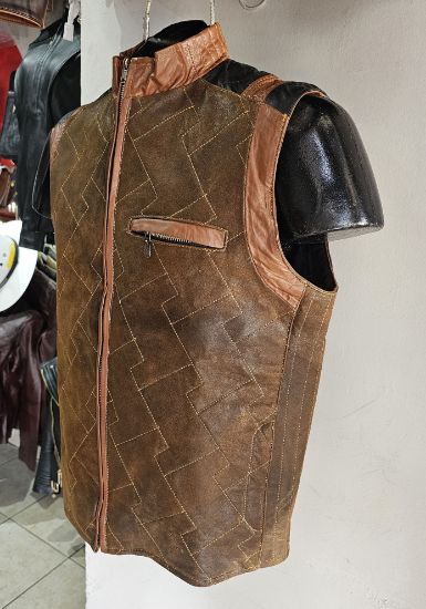 Imagen de Chaleco Piel Labrado