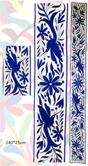 Imagen de Camino de mesa con tenangos (240*25cm)