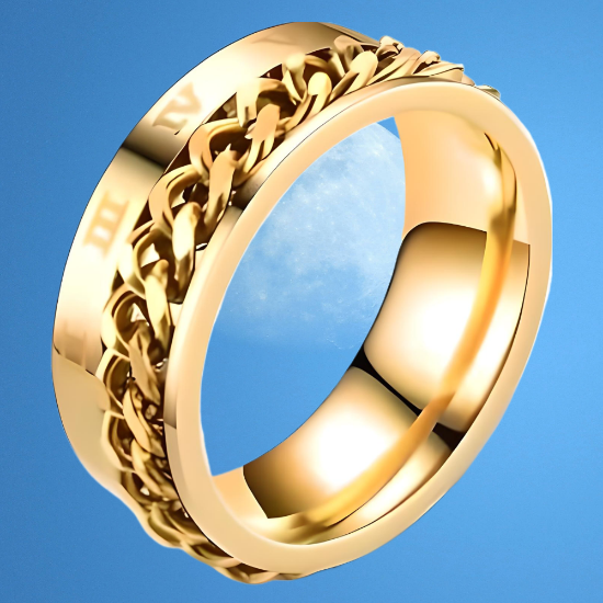 Imagen de 1 anillo Unisex acero inoxidable-+ 3 colores y 7 tallas a escoger Alta Durabilidad _Lopi740919