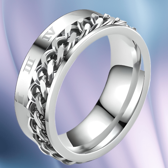 Imagen de 1 anillo Unisex acero inoxidable-+ 3 colores y 7 tallas a escoger Alta Durabilidad _Lopi740919