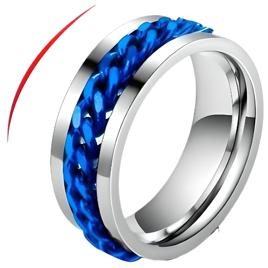 Imagen de 1 anillo Unisex acero inoxidable-+ 3 colores y 7 tallas a escoger Alta Durabilidad _Lopi740919