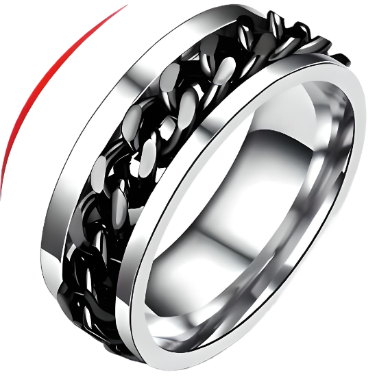 Imagen de 1 anillo Unisex acero inoxidable-+ 3 colores y 7 tallas a escoger Alta Durabilidad _Lopi740919