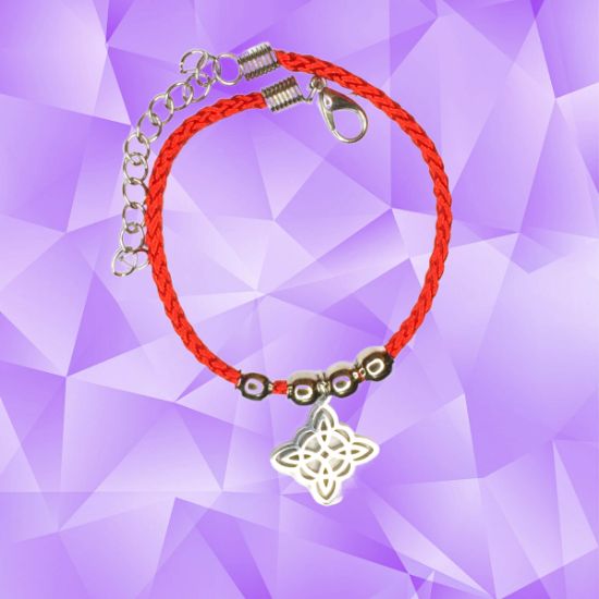 Imagen de 1 Dije Nudo de Bruja CURADO Uso Rudo en Pulsera Roja BORLAS Acero+ 4 Modelos y Colores a Escoger ALTA DURABILIDAD- x1