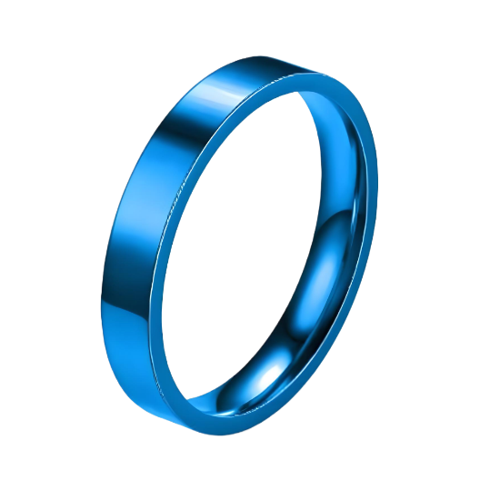 Imagen de 1 anillo Unisex acero inoxidable-+ 4 colores y 8 tallas a escoger Alta Durabilidad _Lopi740919