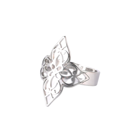 Imagen de 1 Anillo Nudo de Bruja M1 Grande ACERO INOXIDABLE Curado e Intensionado+ 3 Modelos y 3 Colores Para Escoger x1nb