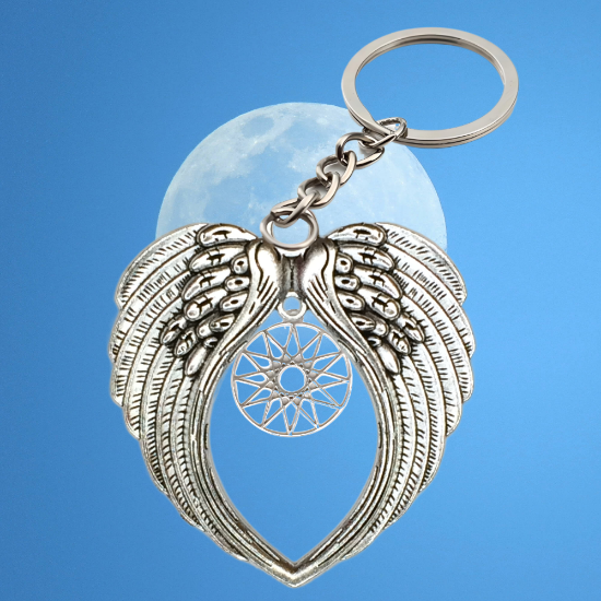 Imagen de Estrella de 12 Picos o Estrella de Dios Poderoso Simbolo de Protección Dije Curado e Intensionado de Acero Inoxidable x1est