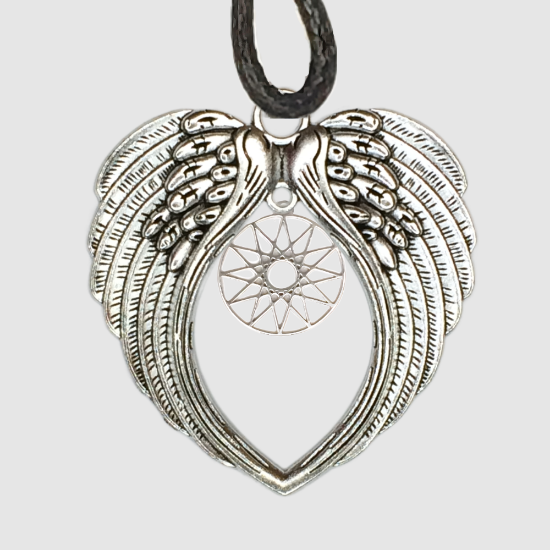 Imagen de Estrella de 12 Picos o Estrella de Dios Poderoso Simbolo de Protección Dije Curado e Intensionado de Acero Inoxidable x1est